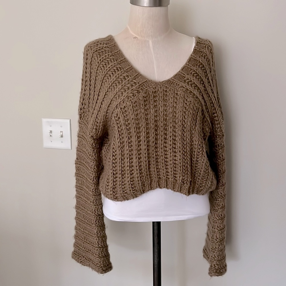 South Moon Under Chunky cropped sweater
